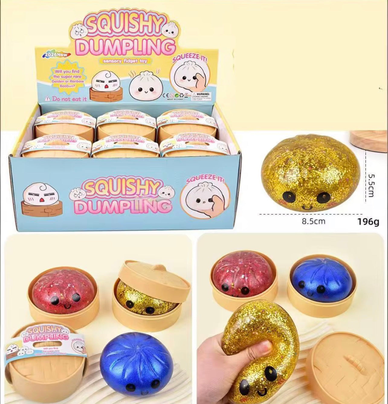 1 Glitter Squishy Dumpling