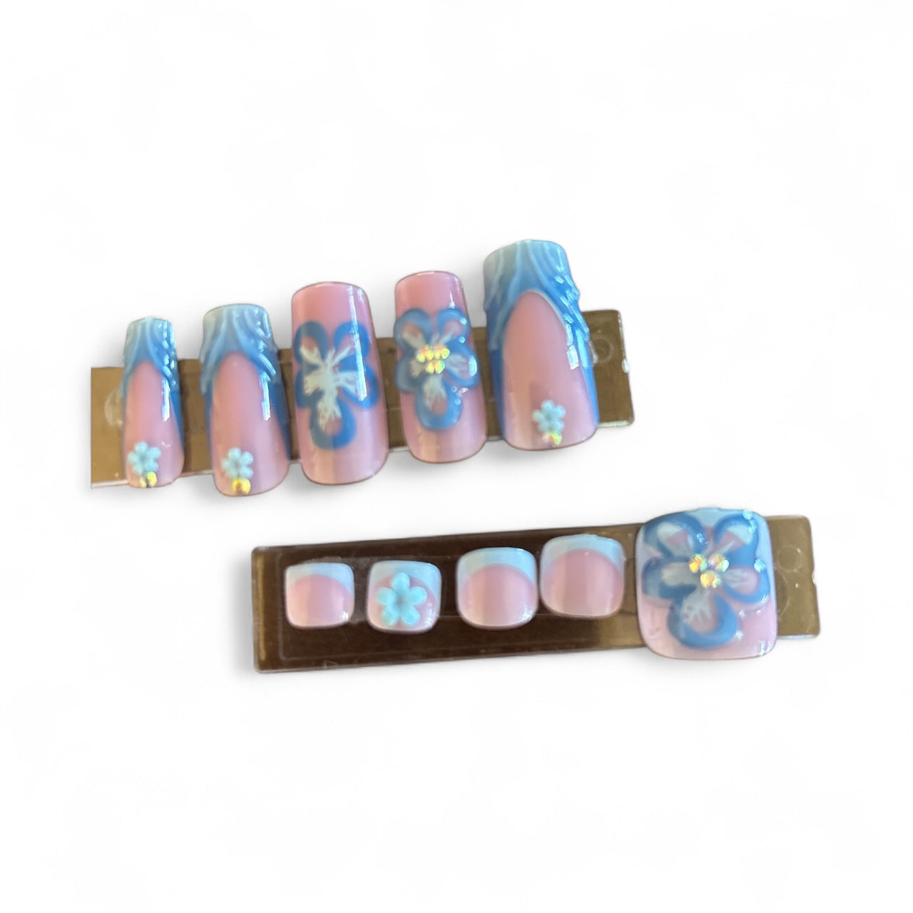 Blue flower set