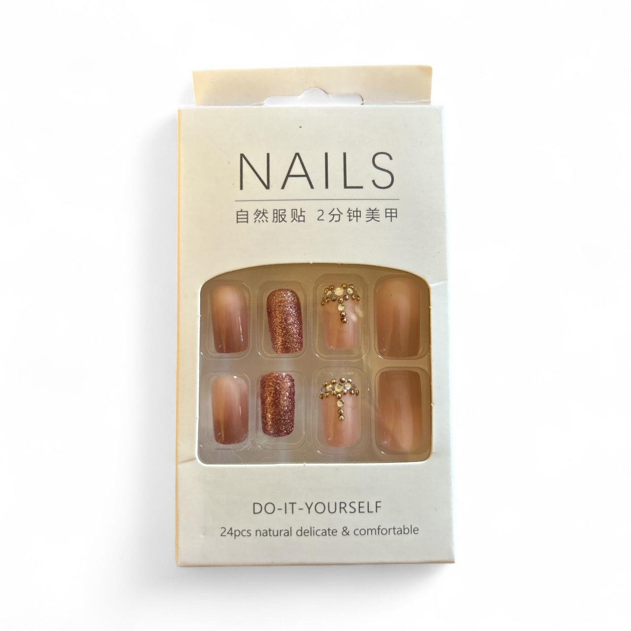 3 sets of 24 pack press on nails