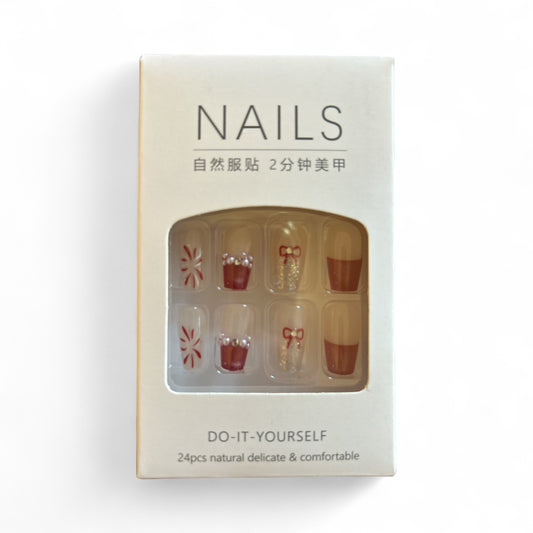 Christmas press on nails