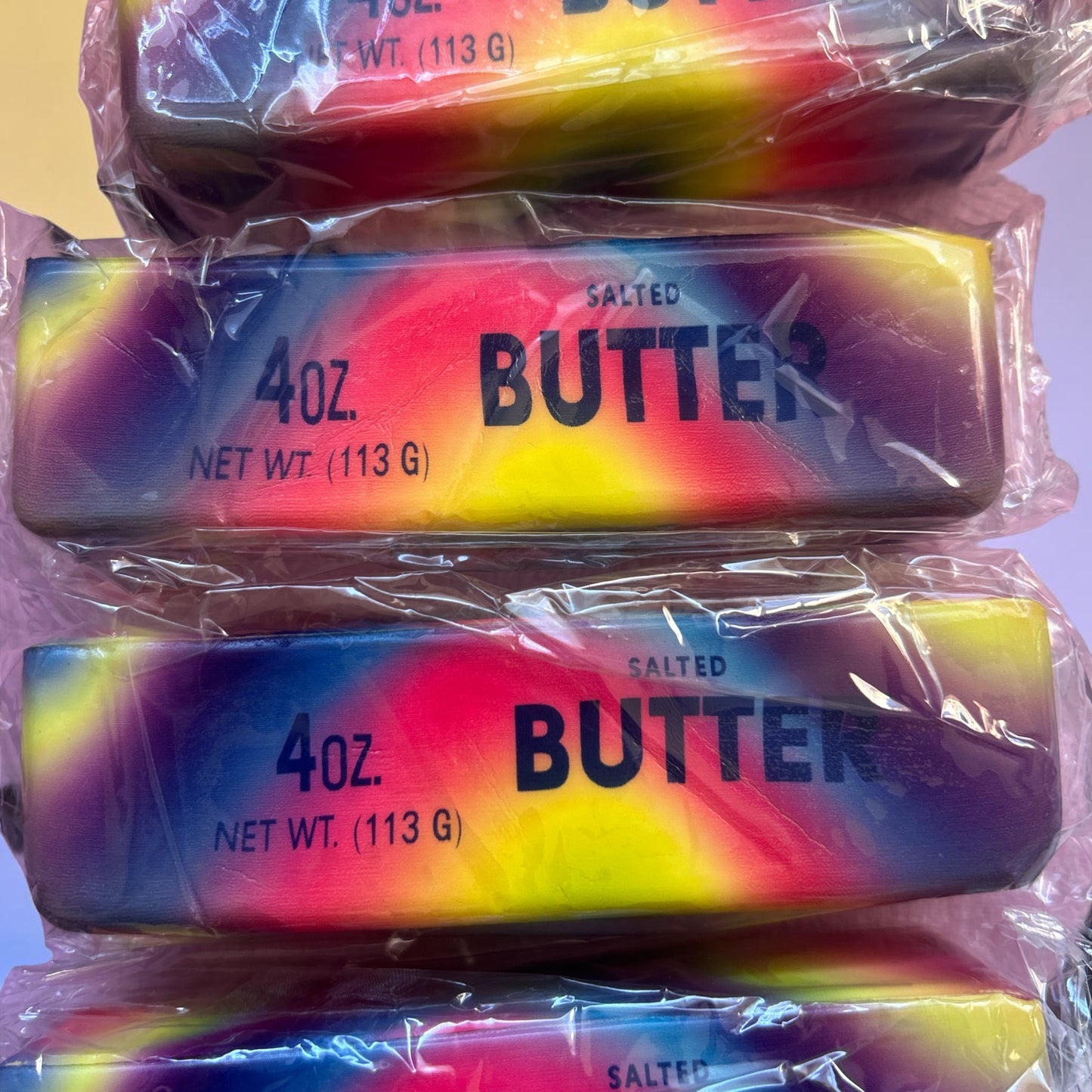 Rainbow Butter Stick Squishy