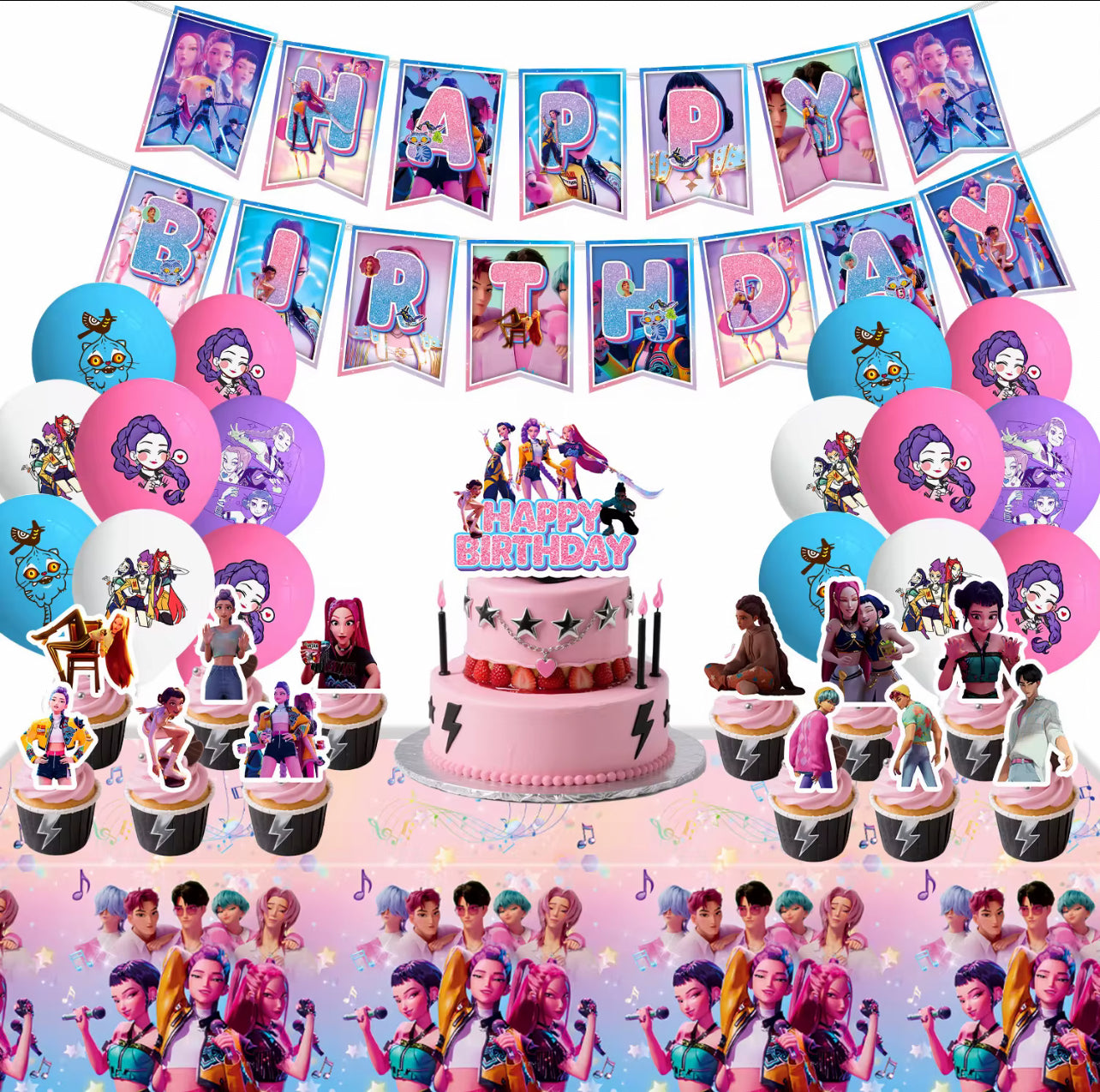 Kpop demon hunter party supplies