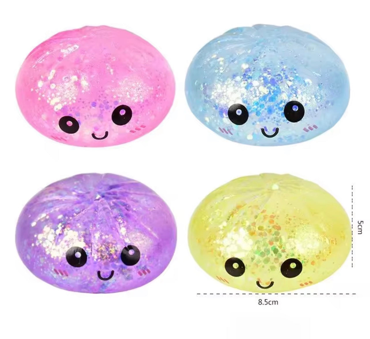 Maltose-Filled Glitter Squishy Dumpling
