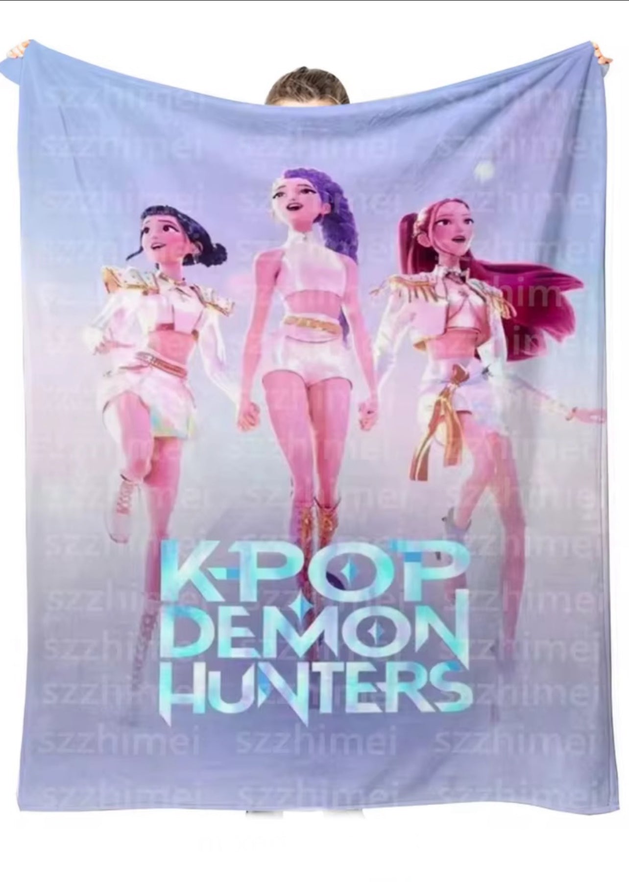 Kpop- Huntrix throw blanket