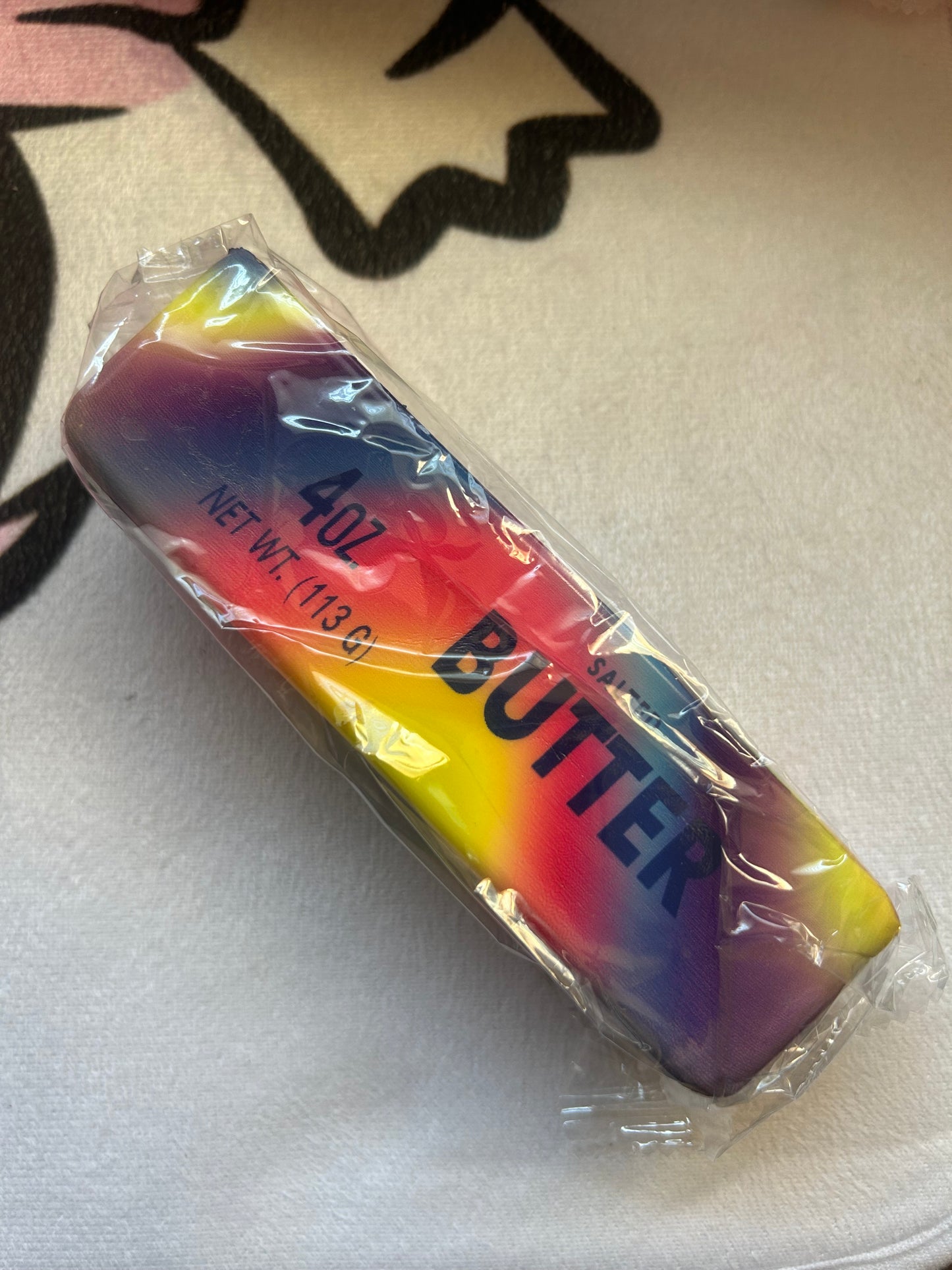 Rainbow Butter Stick Squishy