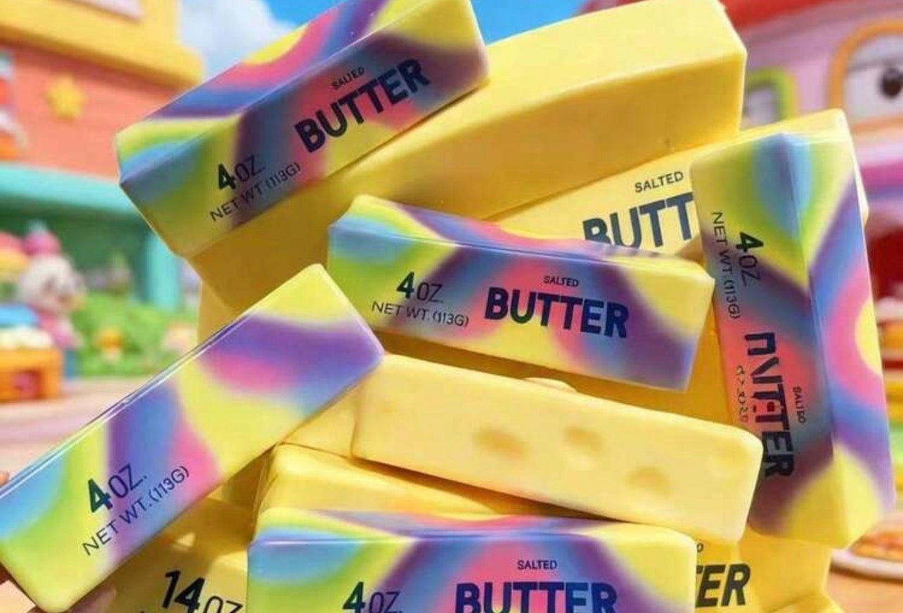 Rainbow Butter Stick Squishy