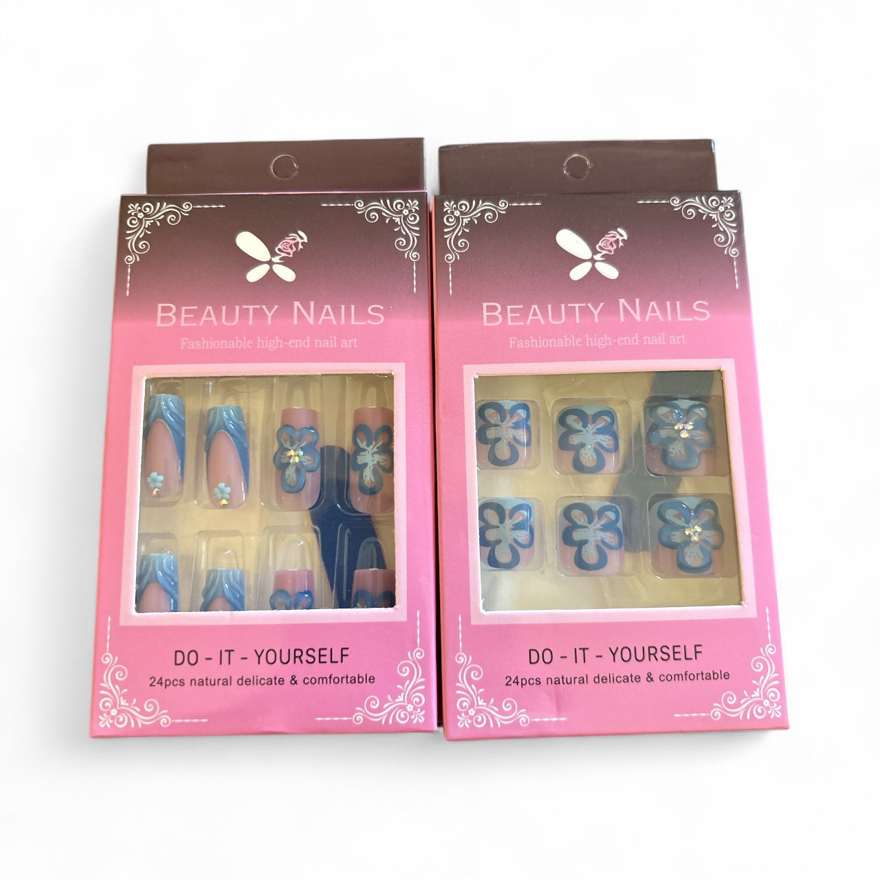 Blue flower set