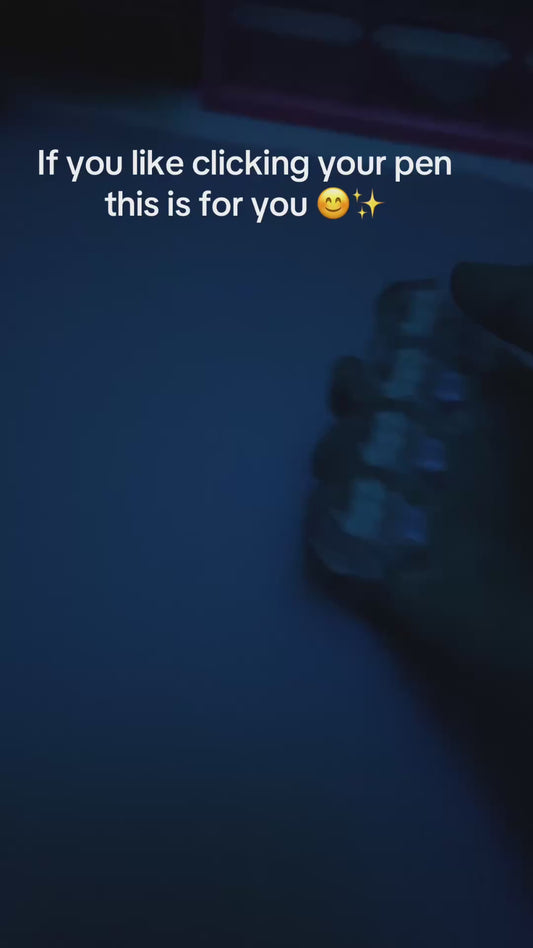 Keyboard click with LED lights